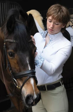 TREDSTEP-CLOTHING Show Shirts|Tredstep™ Ladies’ Milan Long Sleeve Show Shirt