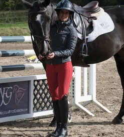 TREDSTEP-CLOTHING Knee Patch Breeches|Tredstep™ Ladies’ Nero Knee-Patch Breech