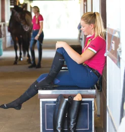 TREDSTEP-CLOTHING Knee Patch Breeches|Tredstep™ Symphony Rosa II Knee-Patch Breech