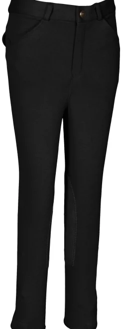 Kids JPC EQUESTRIAN Kids' Breeches & Jods|TuffRider® Boys’ Patrol Light Knee-Patch Breech
