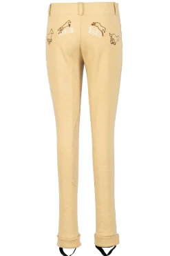 Kids JPC EQUESTRIAN Kids' Breeches & Jods|TuffRider® Children’s Cotton Embroidered Pull-On Jods