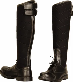 Women JPC EQUESTRIAN Women's Tall Boots|TuffRider® Ladies' Alpine Quilted Field Boots in Synthetic Leather