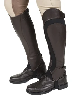 JPC EQUESTRIAN Half Chaps|TuffRider® Ladies’ Derby Leather Half Chaps