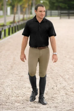 JPC EQUESTRIAN Men's Breeches|TuffRider® Men’s Cotton Knee-Patch Breech