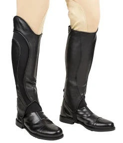 JPC EQUESTRIAN Half Chaps|TuffRider® Men’s Derby Leather Half Chaps