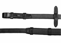 WORLD EQUSTRN BRNDS Reins|Vespucci Rubber Reins with Stops and Hook Studs