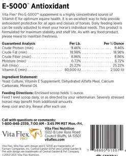 CENTRAL LIFE SCIENCE Horse Supplements|Vita Flex® Pro E-5000™