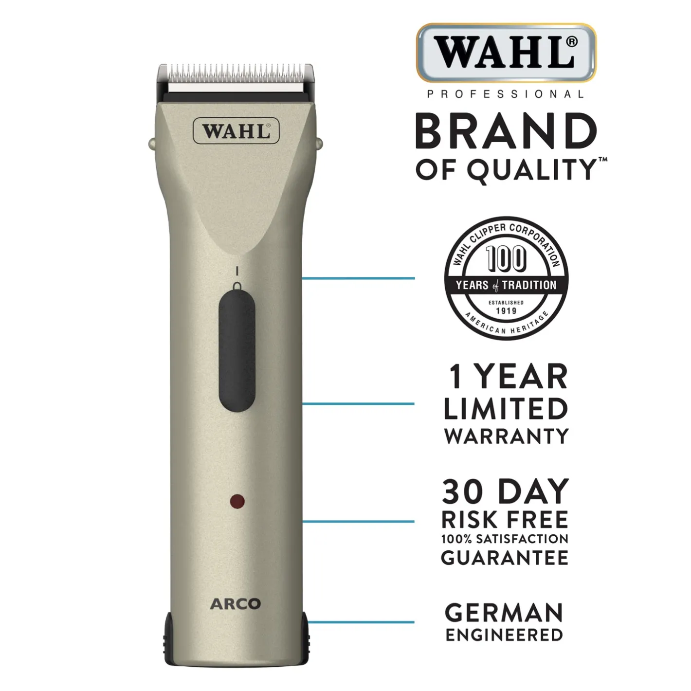 WAHL CLIPPER CORP Clippers, Blades, & Accessories|Wahl® Arco SE® Cordless Clipper