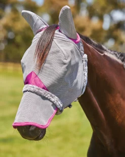 WEATHERBEETA Fly Control|Fly Masks|® ComFiTec™ Deluxe Durable Mesh Fly Mask with Ears & Nose