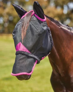 WEATHERBEETA Fly Control|Fly Masks|® ComFiTec™ Deluxe Durable Mesh Fly Mask with Ears & Nose