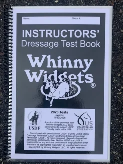WHINNY WIDGETS Books & Dvds|® Instructors’ Dressage Test Book (2023-2027)