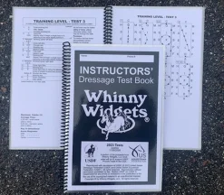 WHINNY WIDGETS Books & Dvds|® Instructors’ Dressage Test Book (2023-2027)