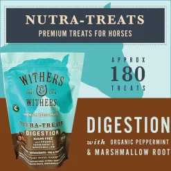 WITHERS & WITHERS Horse Treats|Horse Treats|Sugar-Free Peppermint/Marshmallow Nutra-Treats for Horses