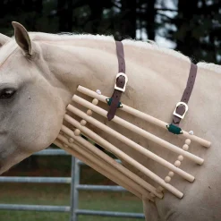 PARTRADE Stable Hardware|Wooden Neck Cradle Dowels & Beads