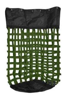 SHILOH STABLES TACK Hay Bags, Nets & Racks|Stable Hardware|XL Solid Bottom Slow Feed Hay Bag